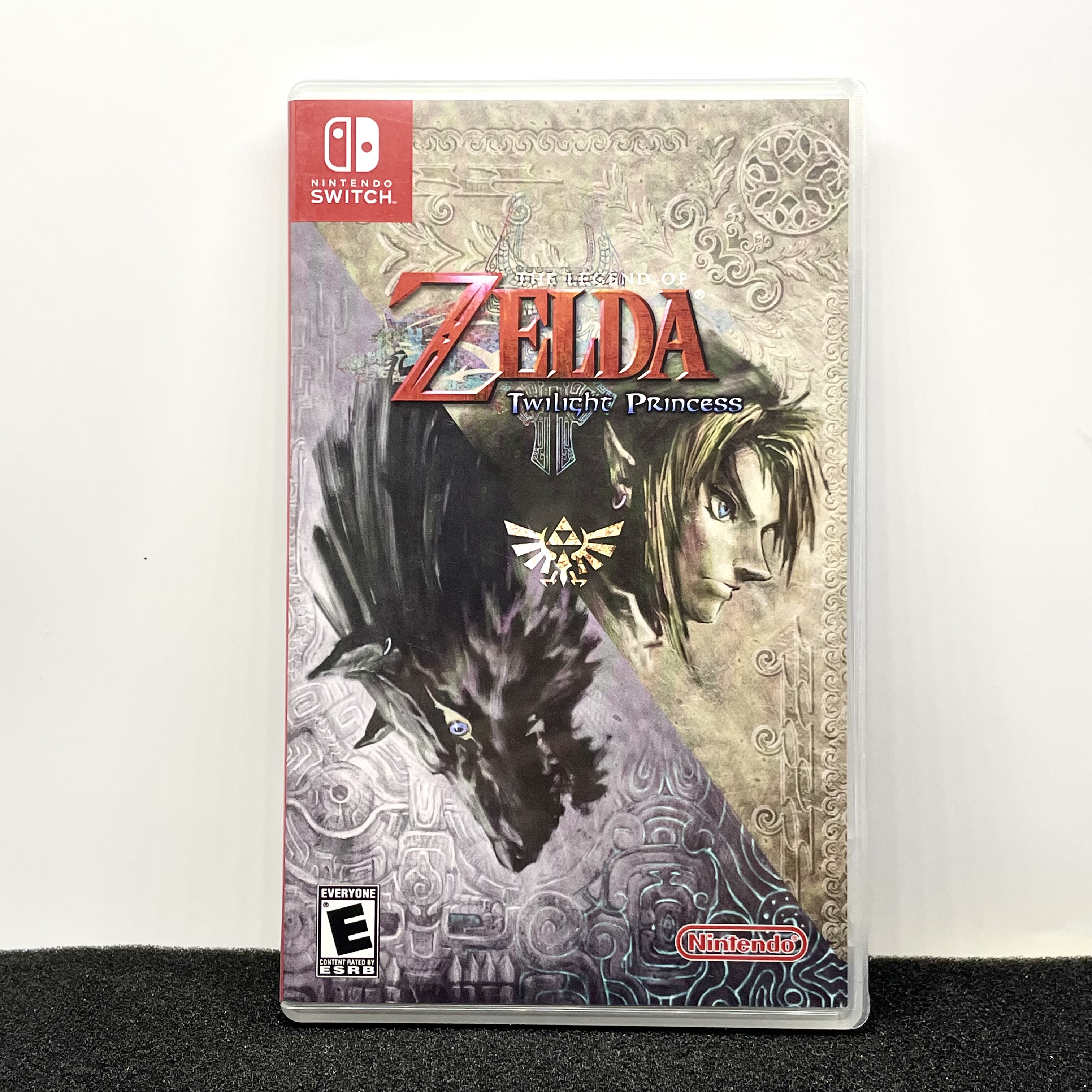 switch ns包装盒 塞尔达传说 黄昏公主 自制封面 没有卡带 仅空盒