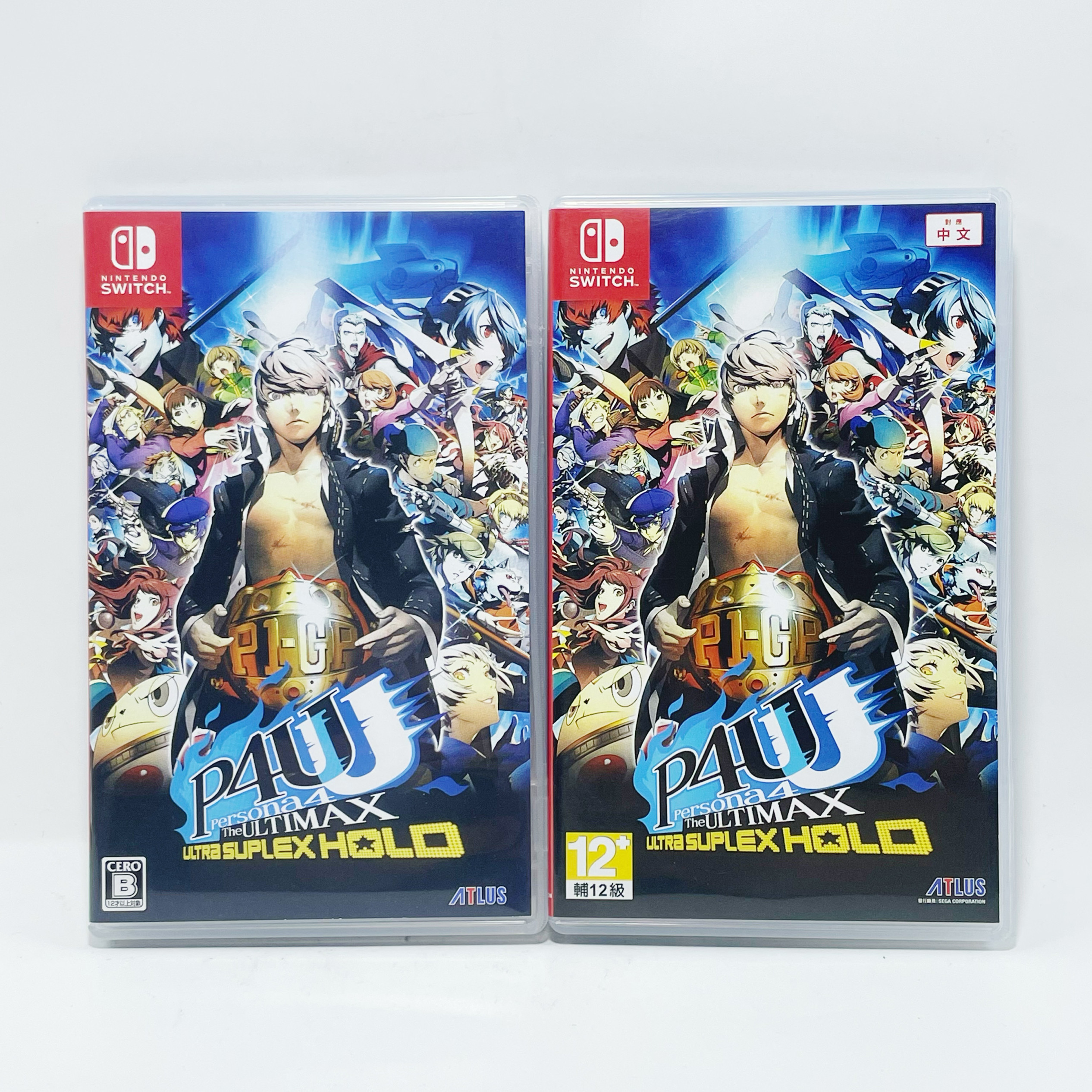 switch ns装饰品 女神异闻录4 P4U 自制封面盒子和模型卡 不能玩