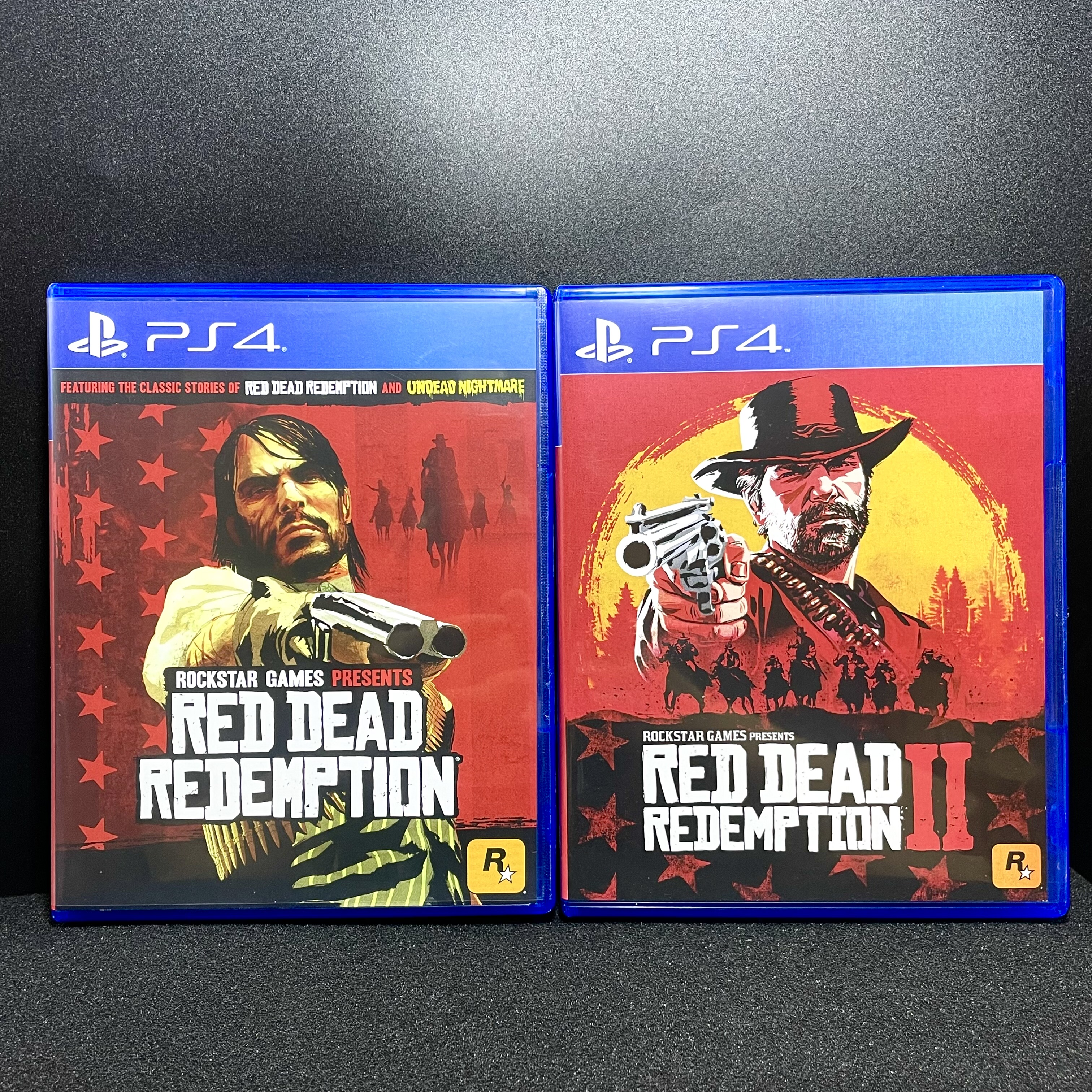 PS4国产包装盒 荒野大镖客1/2 自制封面 没有光盘 仅空盒 不能玩