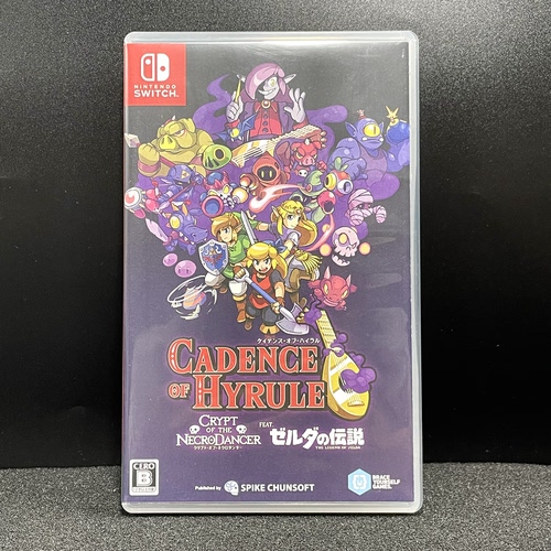 Switch ns国产包装盒 节奏海拉鲁 自印封面 没有卡带 空盒 不能玩