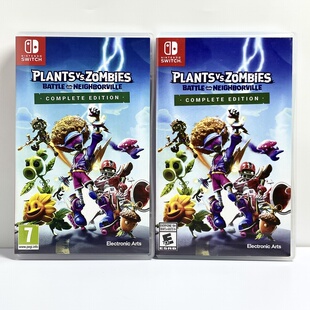 Switch ns国产空盒 植物大战僵尸 和睦小镇 自印封面 没有卡带