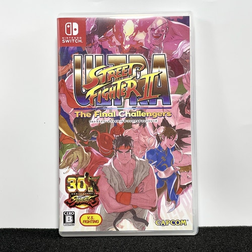 Switch ns国产包装盒 街头霸王30周年纪念版 自印封面 没有卡带