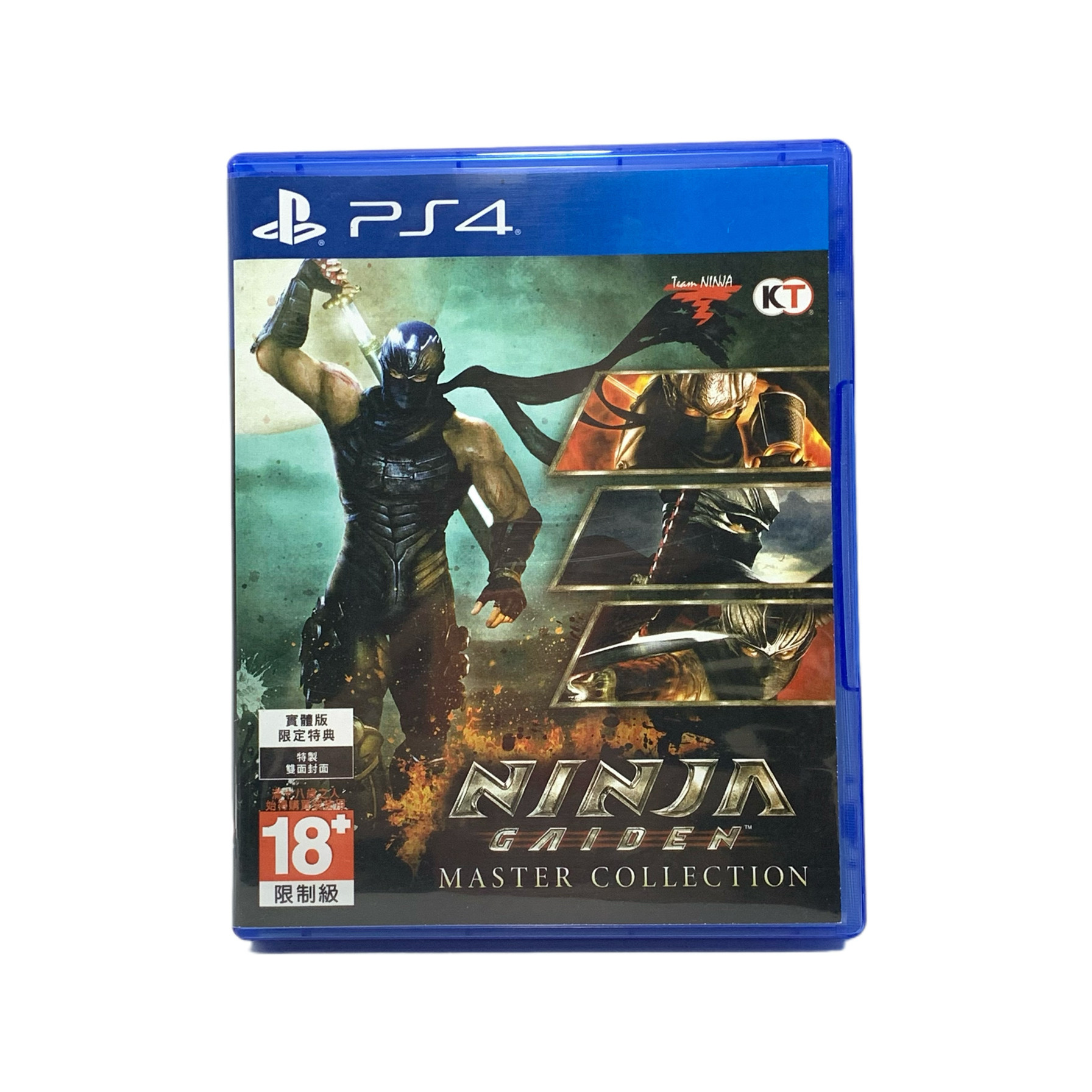 PS4非游戏 忍者龙剑传123外传三部曲 自制包装盒 没有光盘 不能玩