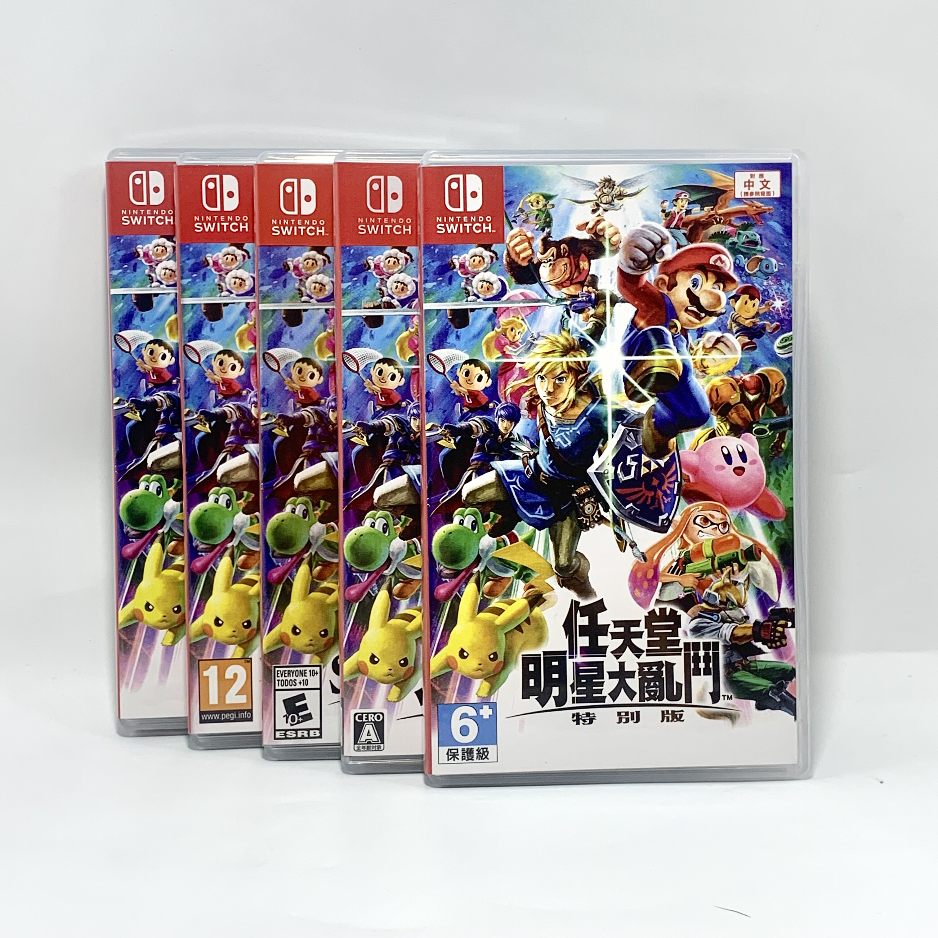 Switch ns 国产包装盒 任天堂全明星大乱斗 自制封面 无卡仅空盒