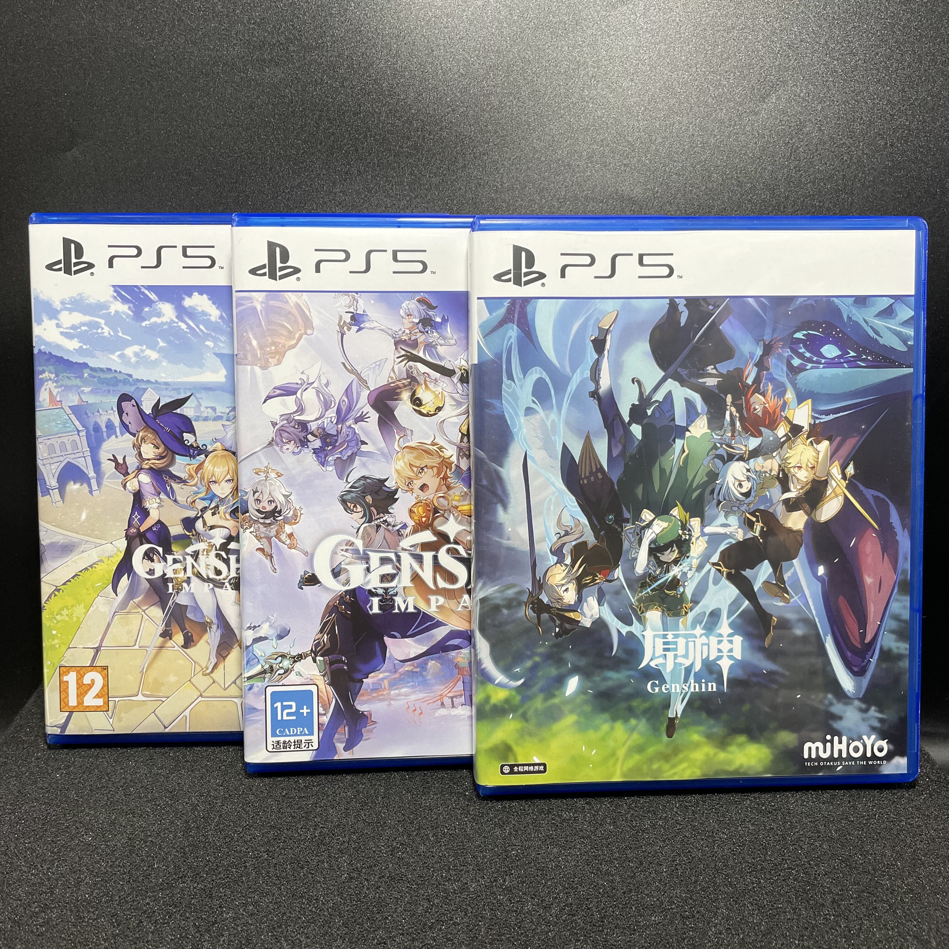 PS5国产包装盒 原神 Genshin Impact 自印封面 没有光盘 仅空盒