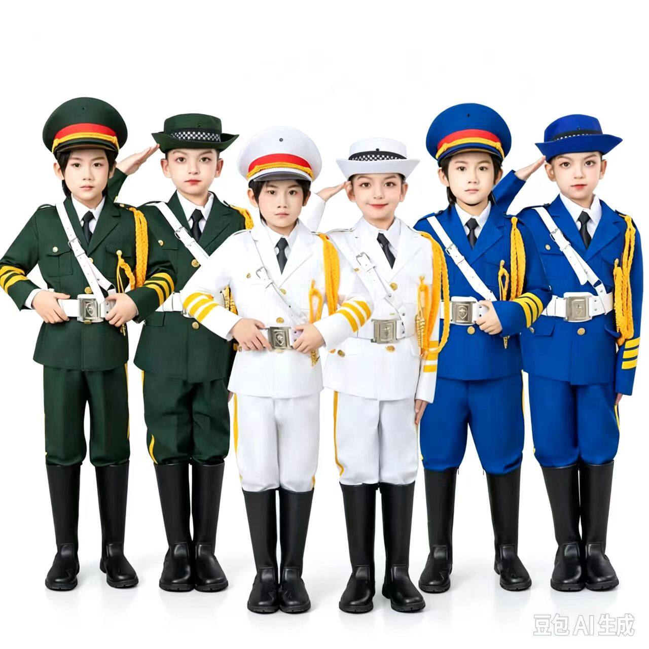 儿童升旗手服装幼儿园国旗班升旗仪式表演服学生仪仗队演出服套装