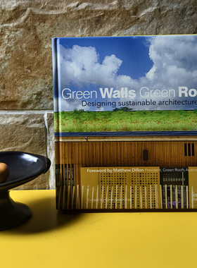 【当天发】 【官方原版全新塑封当天发货】Green walls green roofs 环保墙壁&屋顶:可持续建筑设计书籍 9781864705522