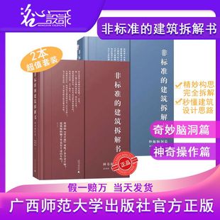 非标准 妙趣脑洞 2本1套 全新塑封当天发货 当天发 官方原版 神奇操作2本 套 2021新版 2本 建筑拆解书