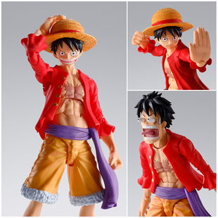 shf海贼王 蒙奇·D·路飞 -鬼岛讨伐 可动手办模型玩具人偶男生生