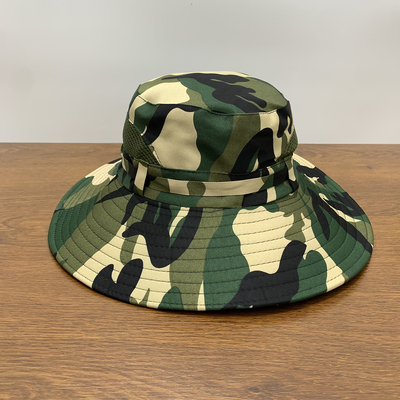 户外登山帽儿童防晒帽子迷彩帽学生盆帽男渔夫帽女亲子徒步遮阳帽