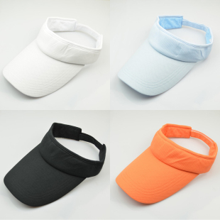 无顶空顶帽女士鸭舌棒球帽子男女夏天旅游遮阳帽太阳网球防晒 包邮