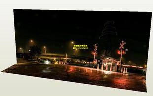 1比18 24 43 夜间公路极品飞车速度与激情汽车模兵人偶模型场景