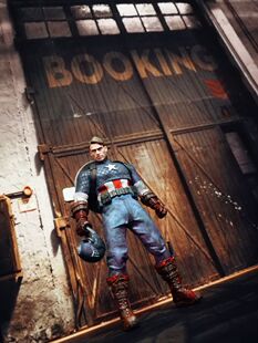 1比6 12 18复仇者联盟工厂仓库车间兵人偶娃娃车模汽车场景模型