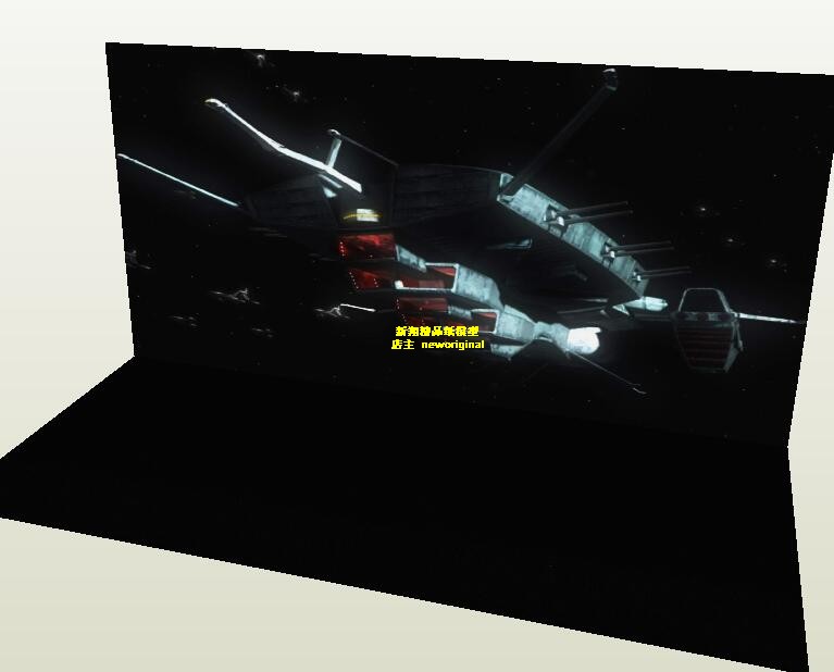 1比144 100高达一年战争ZEON吉翁渣古扎古ZAKU背景纸场景模型