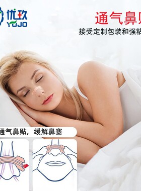 跨境通气鼻贴Sleep Tape成人打呼鼻塞睡眠止鼾鼻腔护理防打鼾鼻条