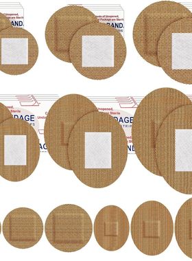 新品100片创可贴Band aid透气斑点肤色贴透气弹力布急救包应急贴