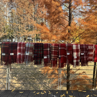 圣诞红色围巾女款2025新款冬天女生生日礼物今年流行爆款女士围脖