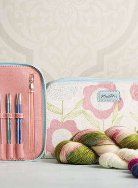 knitpro2024款毛线针印度进口棒针铝环形针套装毛线手工DIY套装