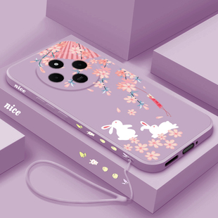 适用小米红米14c手机壳新款Redmi14C液态硅胶保护套十四C可爱兔兔2411DRN47C网红女款外壳4G镜头全包防摔软壳