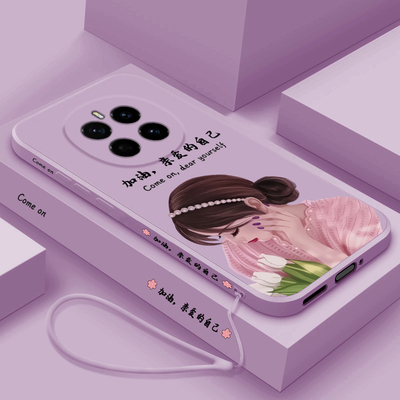 适用荣耀magic7手机壳新款华为Magic7Pro保护套Honor镜头全包防摔pr0液态硅胶软壳女魔术7高级外壳亲爱的自己