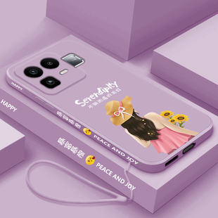 适用RealmeNeo8手机壳新款真我neo8液态硅胶保护套OPPO高级镜头全包防摔软壳女RMX8899个性创意外壳不期而遇