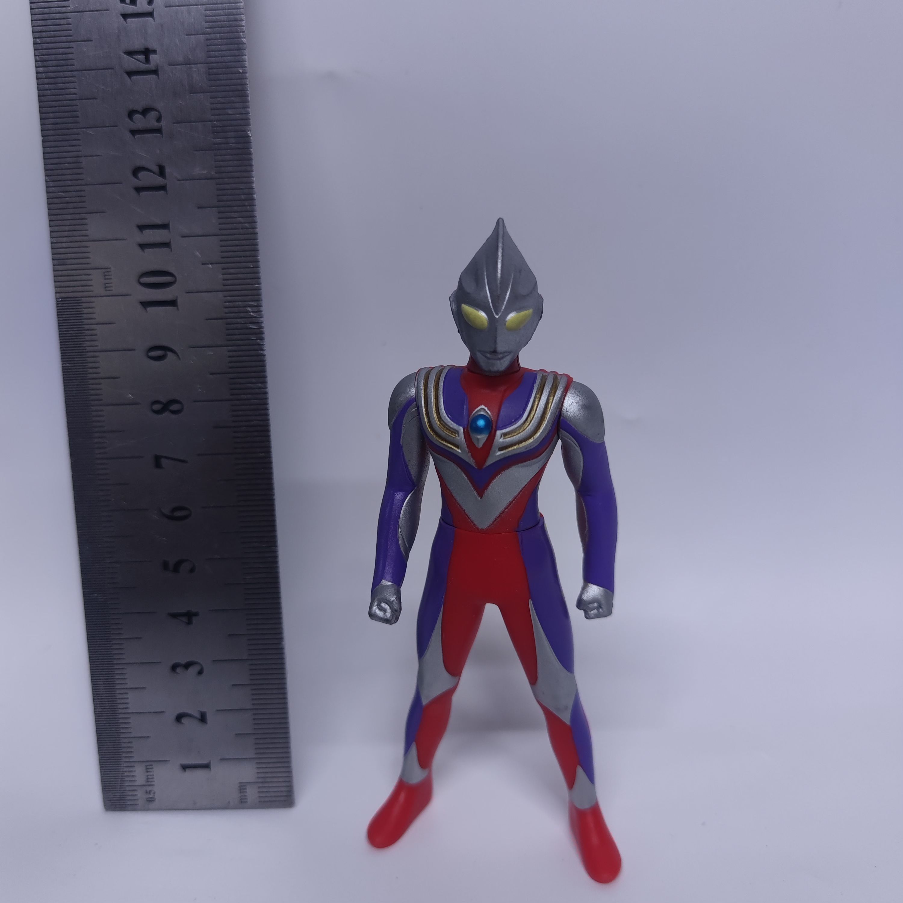 正版灵动创想11cm可动人偶迪迦奥特曼怪兽软胶无包装儿童玩具