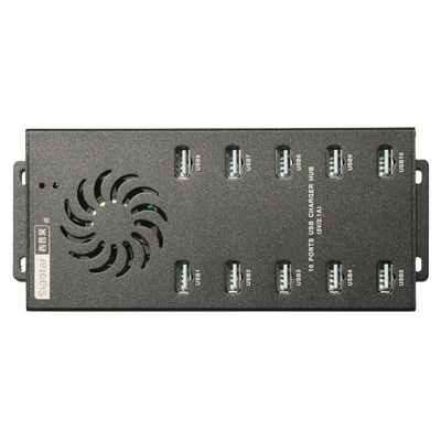 10口工业USB集线器2.1A强大电流