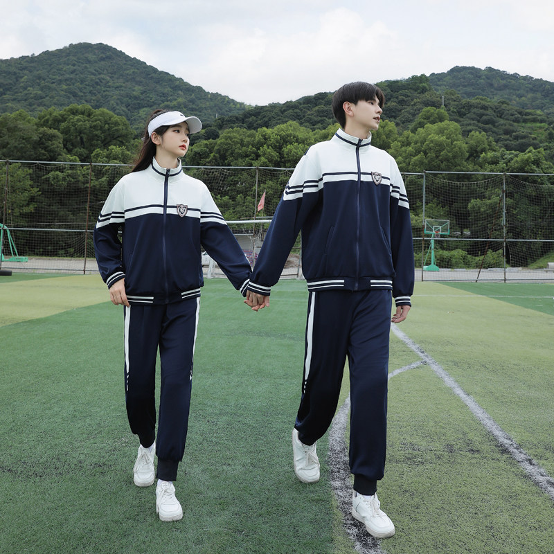 实拍情侣秋冬装卫衣学生班服校服卫衣/绒衫