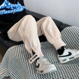 2025秋新款灯芯绒休闲裤百搭卫裤直筒羊羔绒条纹裤子21K3019-P35，男装休闲裤，星座1703A-1