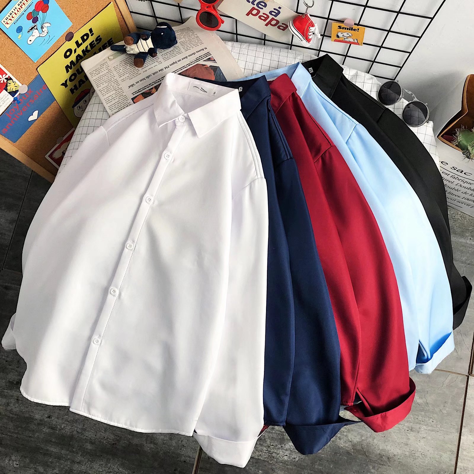 大力主推5618A加绒-P28冬季男士修身长袖衬衫加厚商务男纯色衬衣,男装衬衫,星座1703A-1