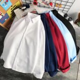 大力主推5618A加绒-P28冬季男士修身长袖衬衫加厚商务男纯色衬衣，男装衬衫，星座1703A-1