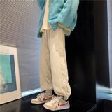 2025秋新款潮流青春流行长裤宽松潮牌男慵懒百搭运动裤JC1513-P45，女装休闲裤，星座1703A-1