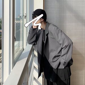2025春秋新款港风西服外套高级感帅气韩版痞帅小西装男XF5534-P55图片