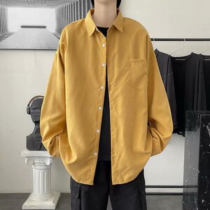 2025秋冬季新款港风ins简约百搭宽松衬衣休闲潮衬衫男CS20010-P25图片
