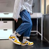 2025秋季新款复古翻边格子男士牛仔裤潮流直筒九分裤NZ888-P35，男装牛仔裤，星座1703A-1