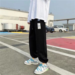 2025秋季新款华夫格裤子潮牌ins束脚运动裤秋冬季卫裤 KZ0755-P35图片