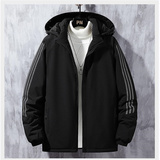 2025冬季加厚冬装加肥加大棉衣休闲保暖l连帽棉服外套MY1839-P80，男装棉衣，星座1703A-1