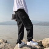 2025春秋季青春流行原宿潮流宽松时尚潮牌运动裤长裤百搭F63-P40，女装休闲裤，星座1703A-1