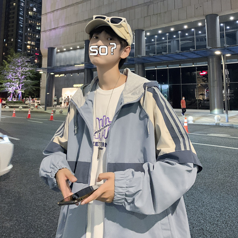 2025春秋季新款男士休闲外套韩版潮流男生棒球服工装夹克 X91-P55图片
