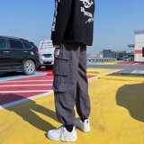2025春季新款直筒宽松潮牌学生阔腿坠感休闲百搭裤子男K1759-P28，男装休闲裤，星座1703A-1