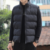 2025新款潮男男士港风复古工装棉马甲男纯色立领马甲棉背MJ55-P25，男装工装外套，星座1703A-1