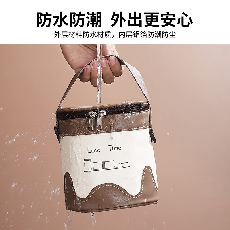 保温桶手提袋饭桶保温桶手提袋长效保温袋加厚铝箔饭盒袋子便当包