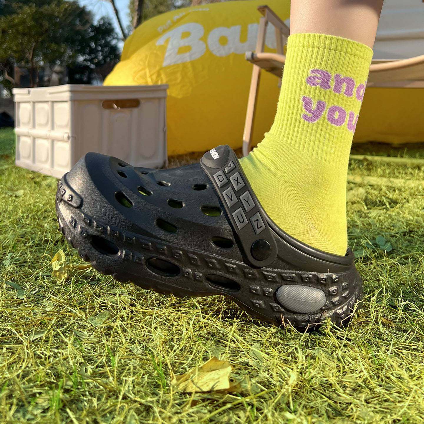 蚂蚁之恋春夏新款简约时尚云感透气外穿休闲男女情侣洞洞鞋凉拖,居家布艺,居家棉拖/棉鞋,淘宝优惠券,粉丝福利购,淘宝优惠卷