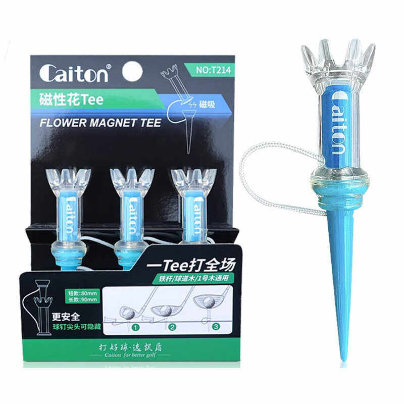 caiton高尔夫球钉 子母磁性球限位钉一TEE打全场长短杆通用球钉梯