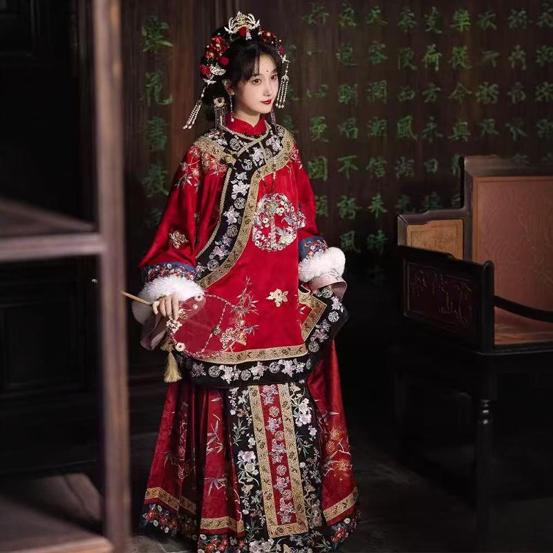 旗装满清古风汉服套装