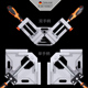 90度直角夹木工直角固定器玻璃直角固定夹快速焊接直角夹具加紧器