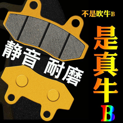 摩擦片适用电瓶车cbx陶瓷电动车刹车片碟刹踏片电摩刹车块摩托车