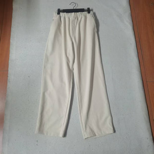 包邮 纯色松紧腰系带口袋青春百搭休闲裤 新款 情侣 春季 日单WEGO