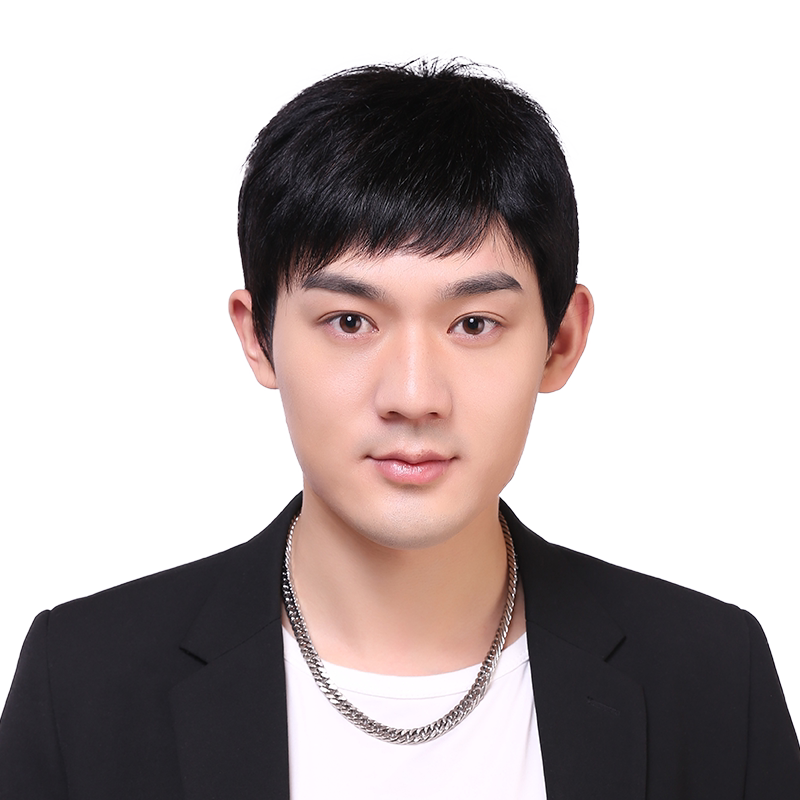 假发男短发韩版帅气中老年假发
