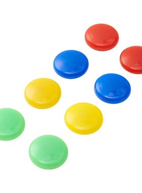 晨光白板磁铁吸贴黑板吸铁石彩色圆形磁钉磁力扣ASC99366